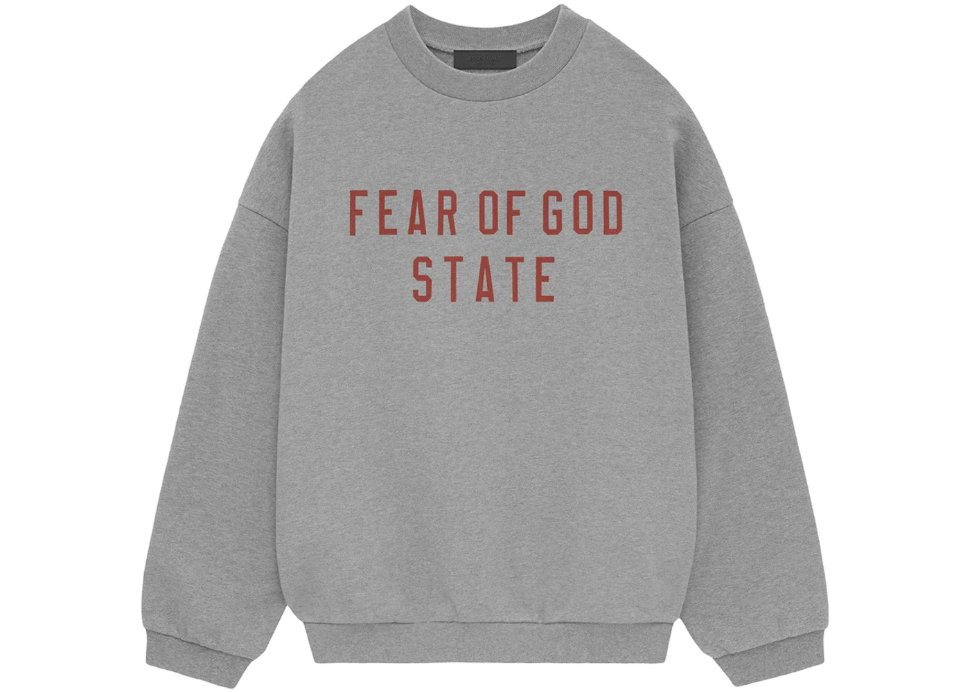 Fear of God Essentials Fleece II Crewneck Dark Heather - 1