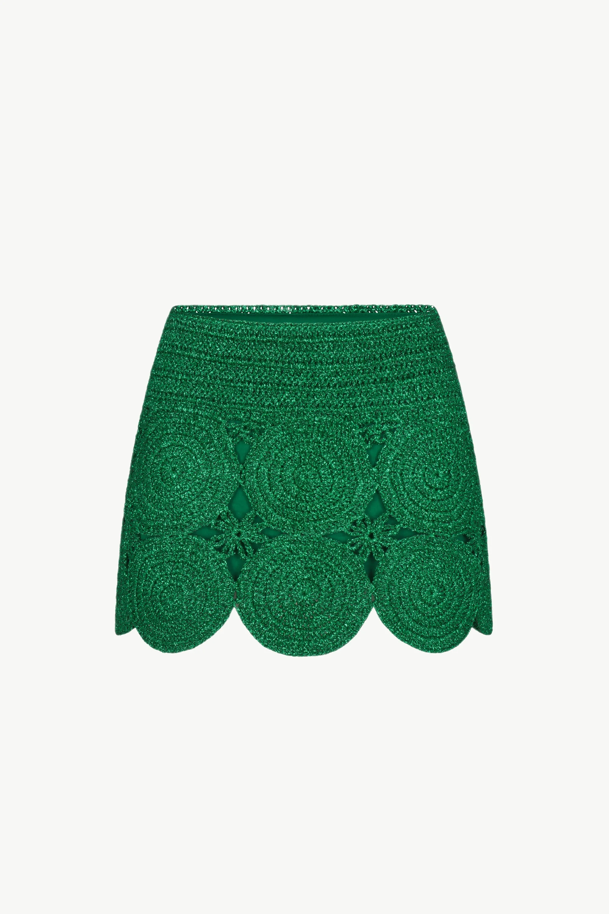 Beep Beep Mini Skirt In Gummy Green - 1