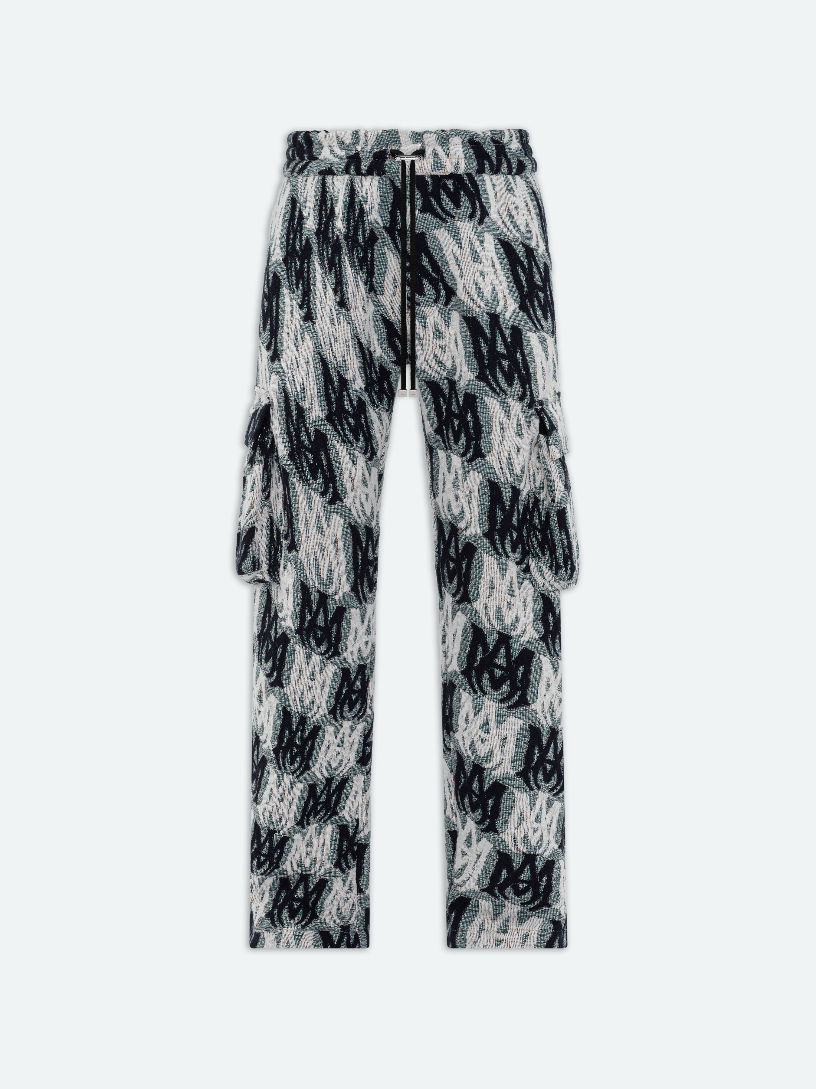 M.A. TAPESTRY CARGO FLARE PANTS - 1