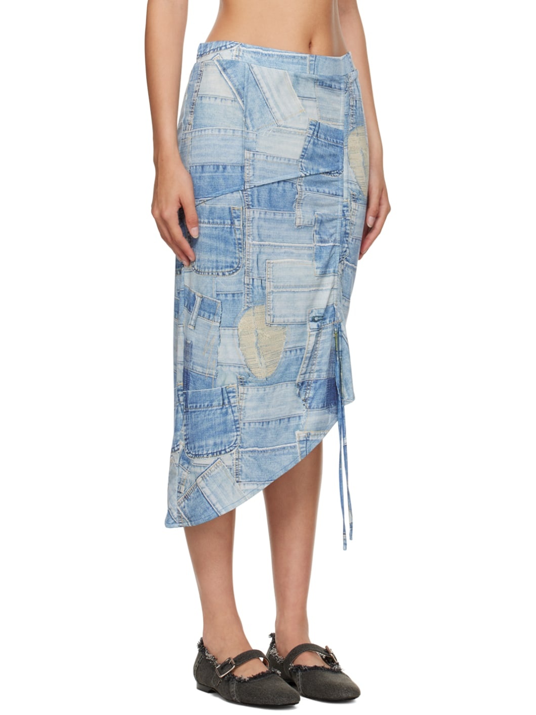 Blue Anja Midi Skirt - 2