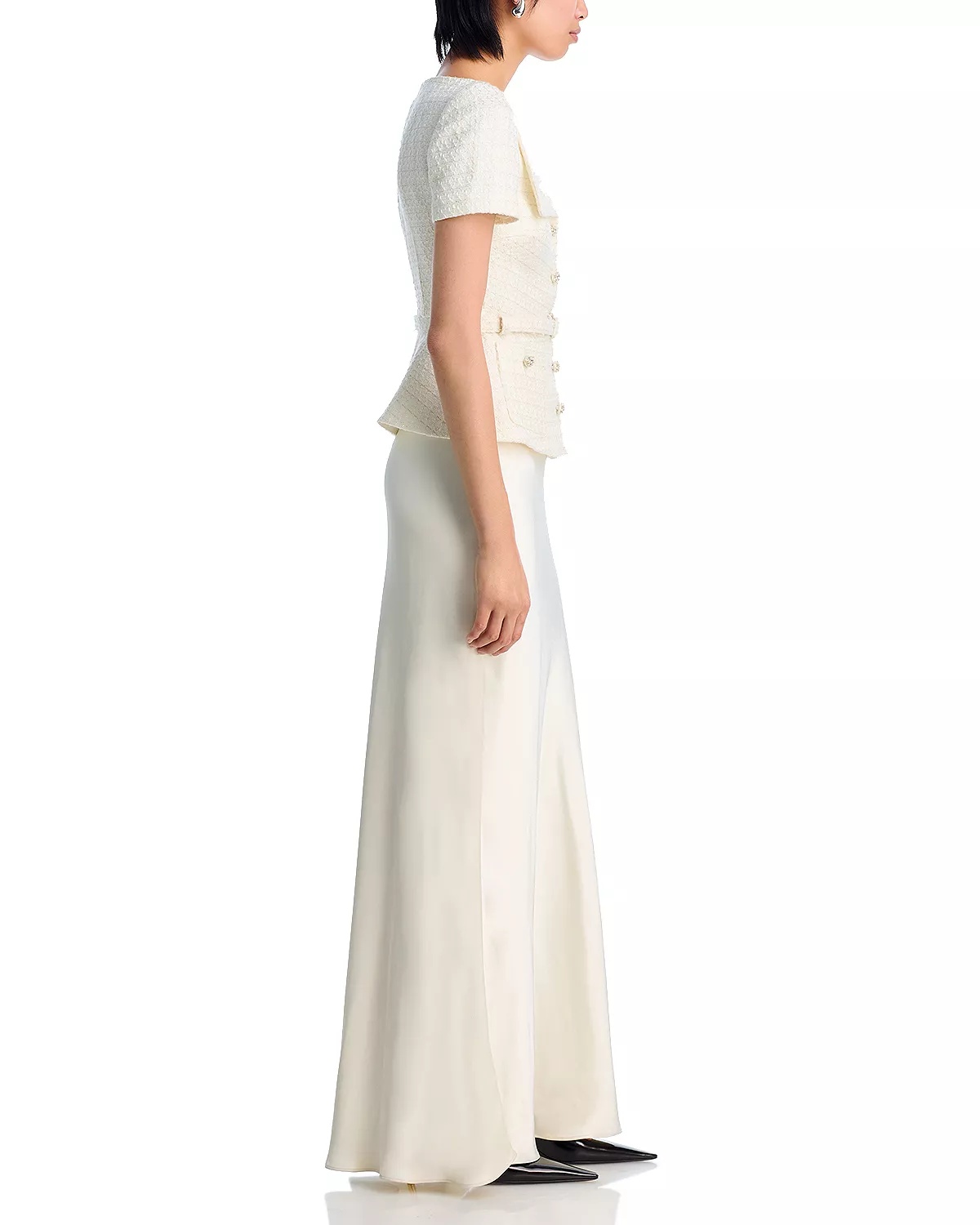 Boucle Tailored Gown - 5