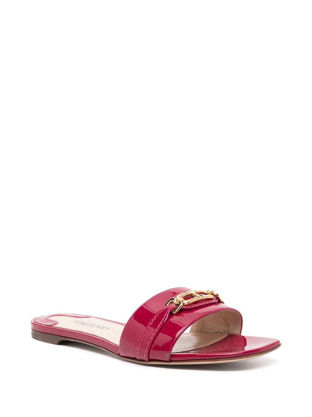 leather slides - 2