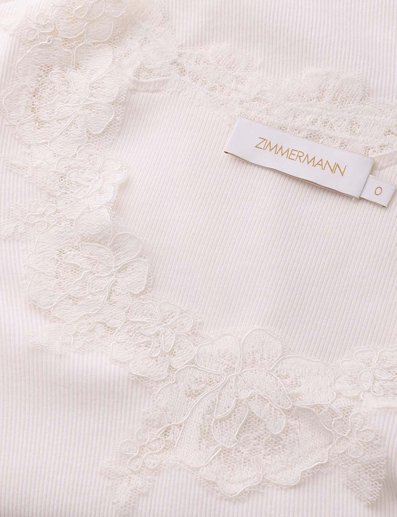 LACE TRIM TEE 6