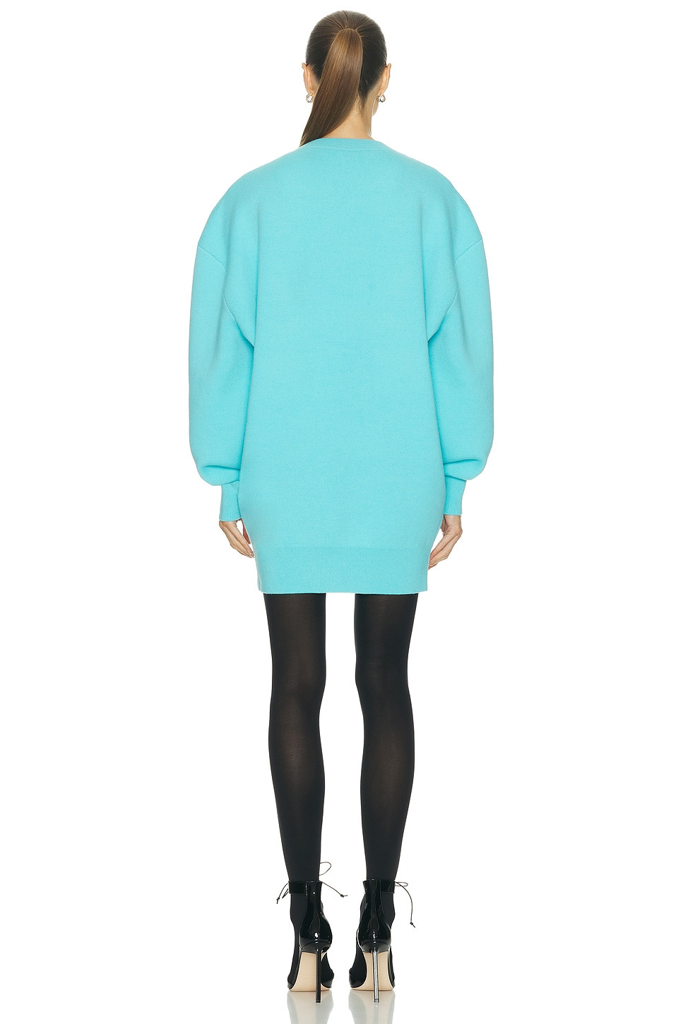 Sculptural Double Face Mini Dress - 3