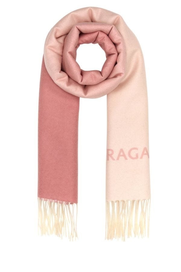 Pink cashmere scarf - 1