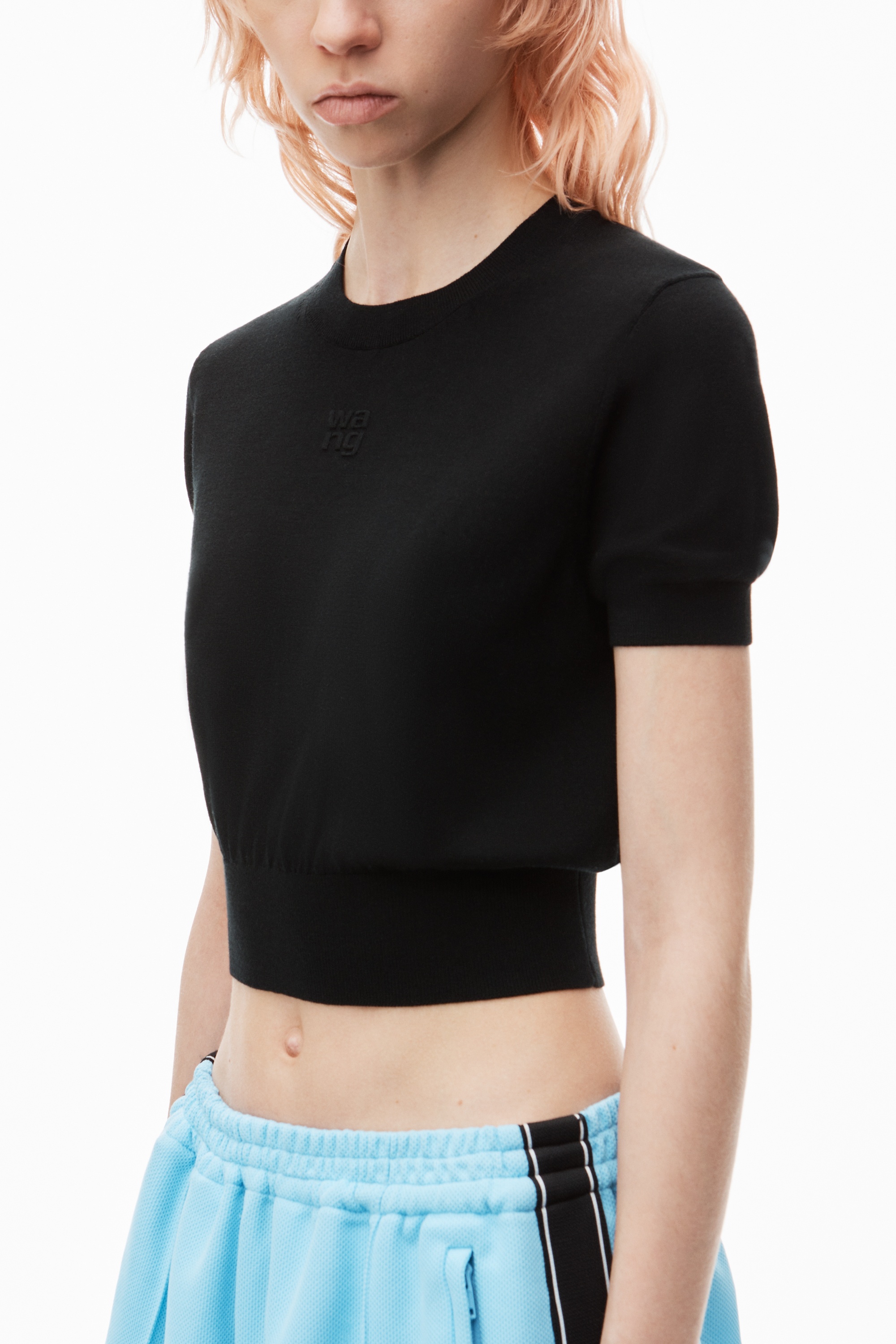 Logo-Embossed Tee in Superfine Merino Wool - 3
