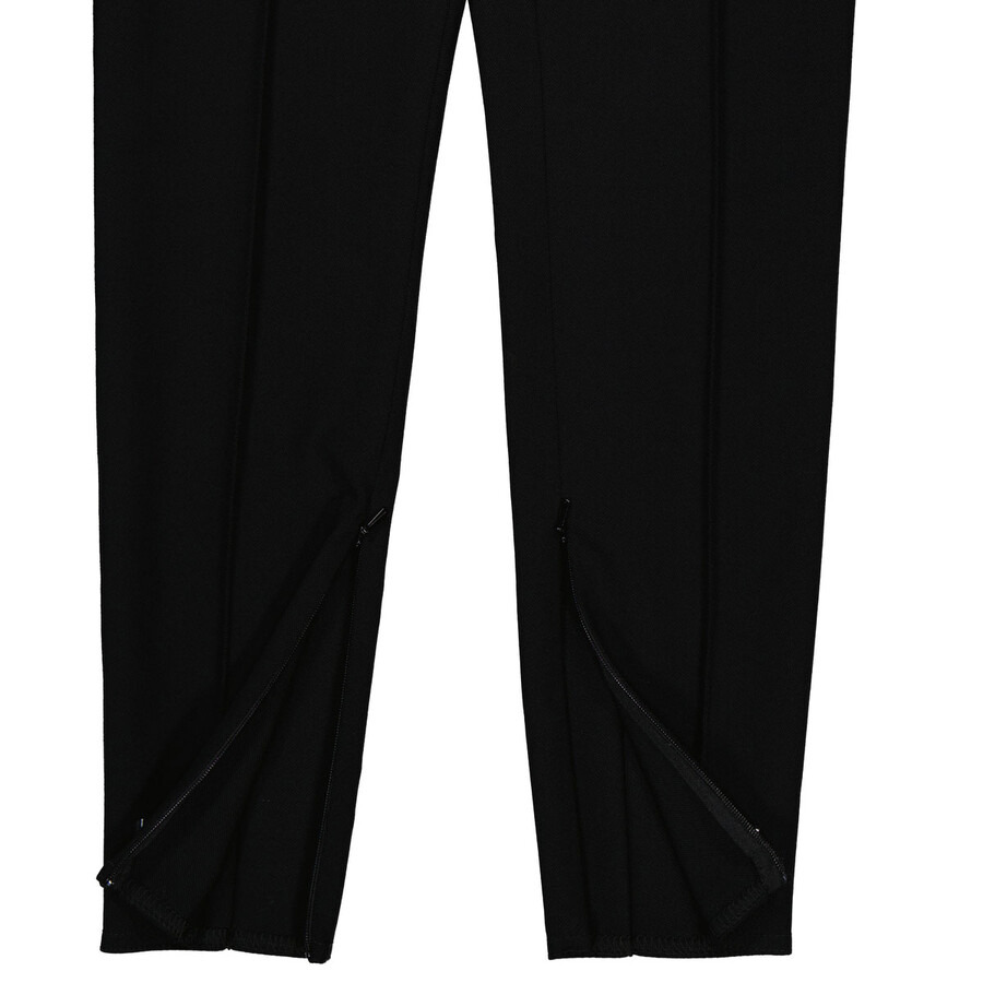 Burberry Ladies Black Skinny Stretch Wool Trouser - 7