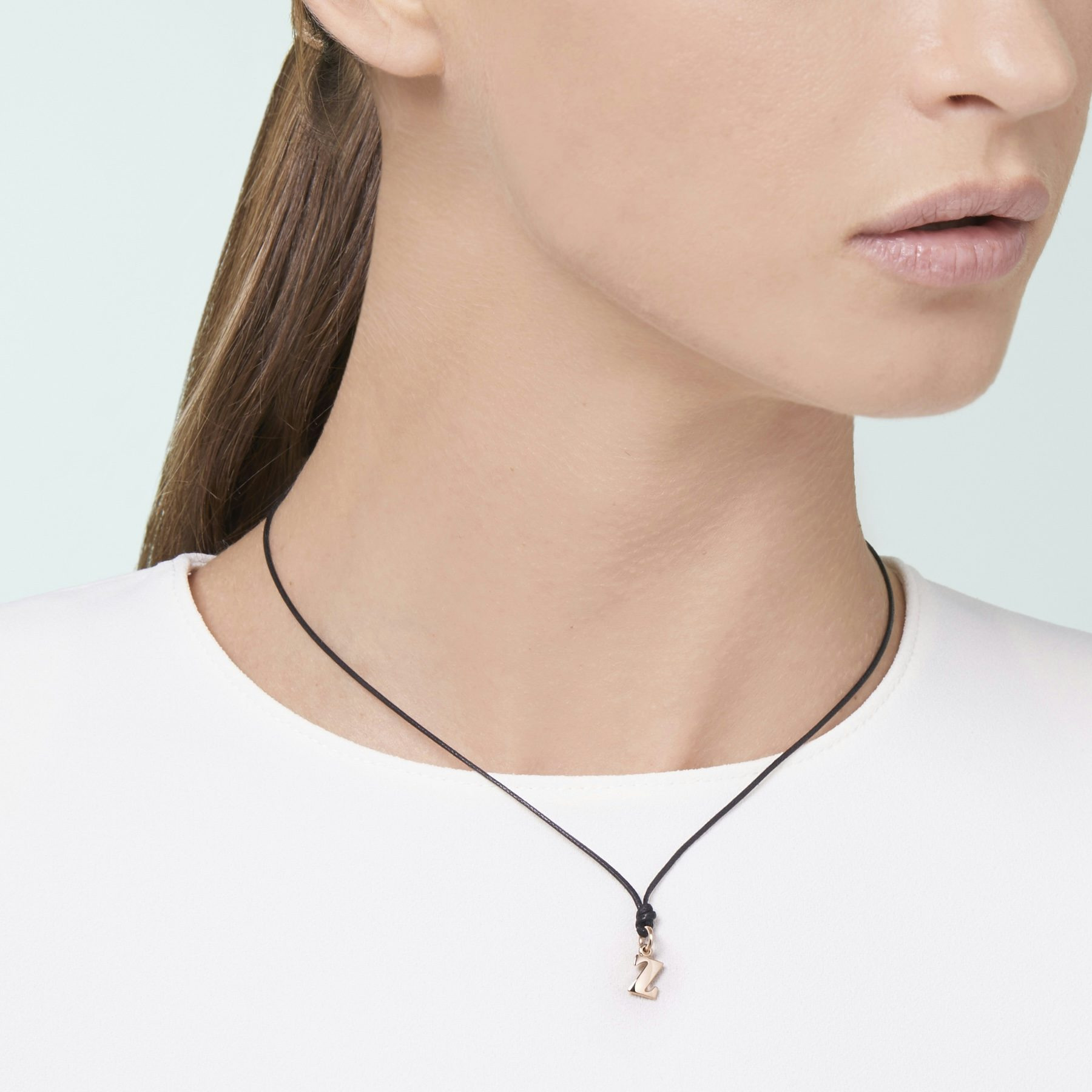 ROSE GOLD LETTER Z CHARM - 2