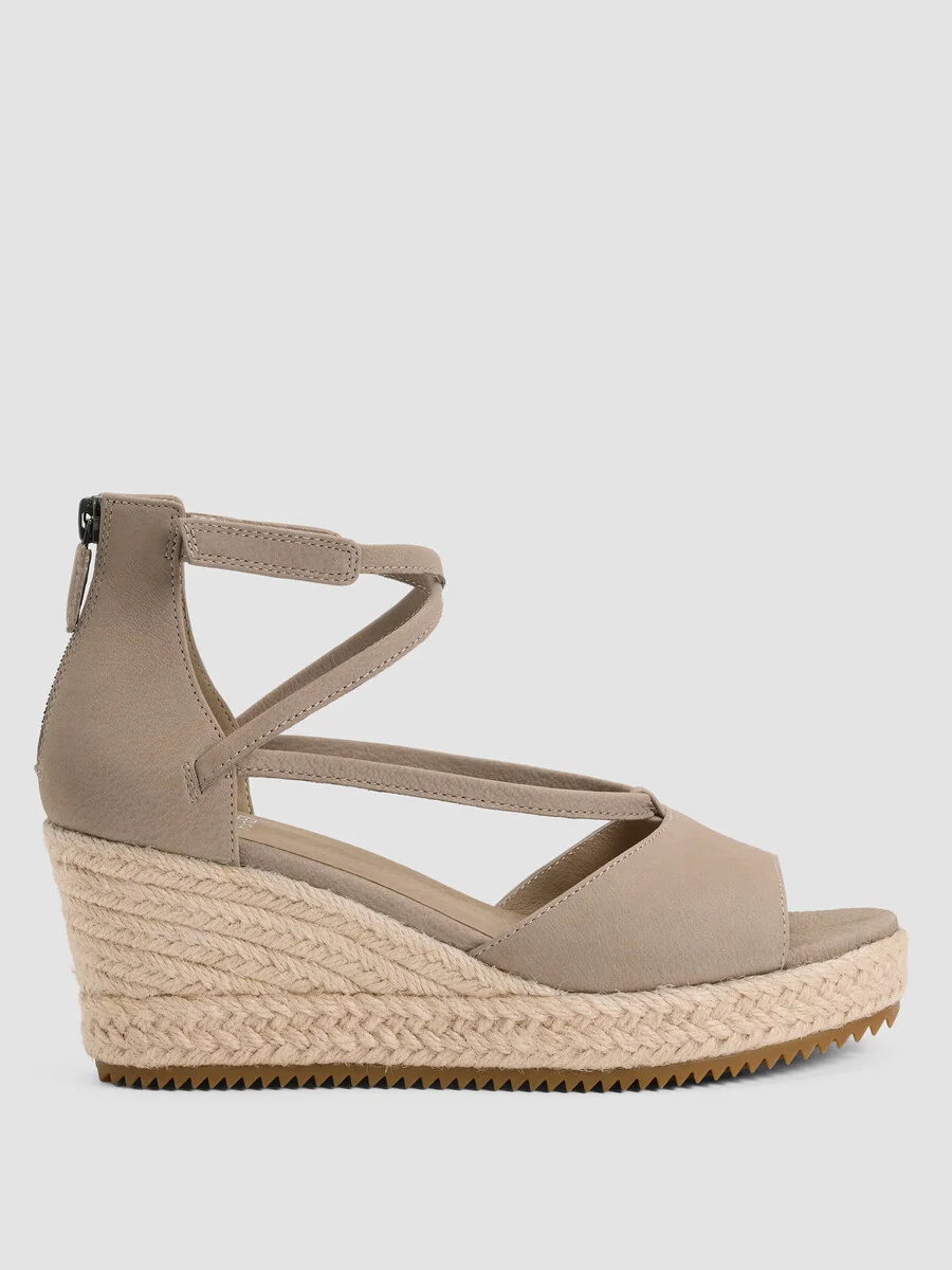 Wesson Tumbled Nubuck Wedge Espadrille - 1