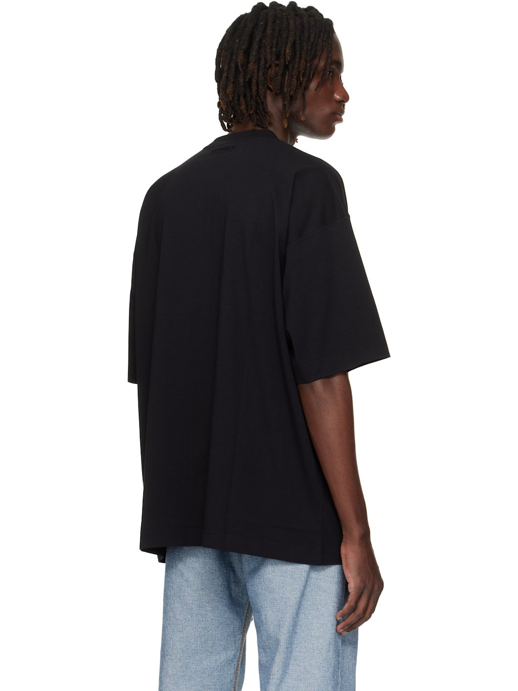 Black Logo Oversized T-shirt - 3