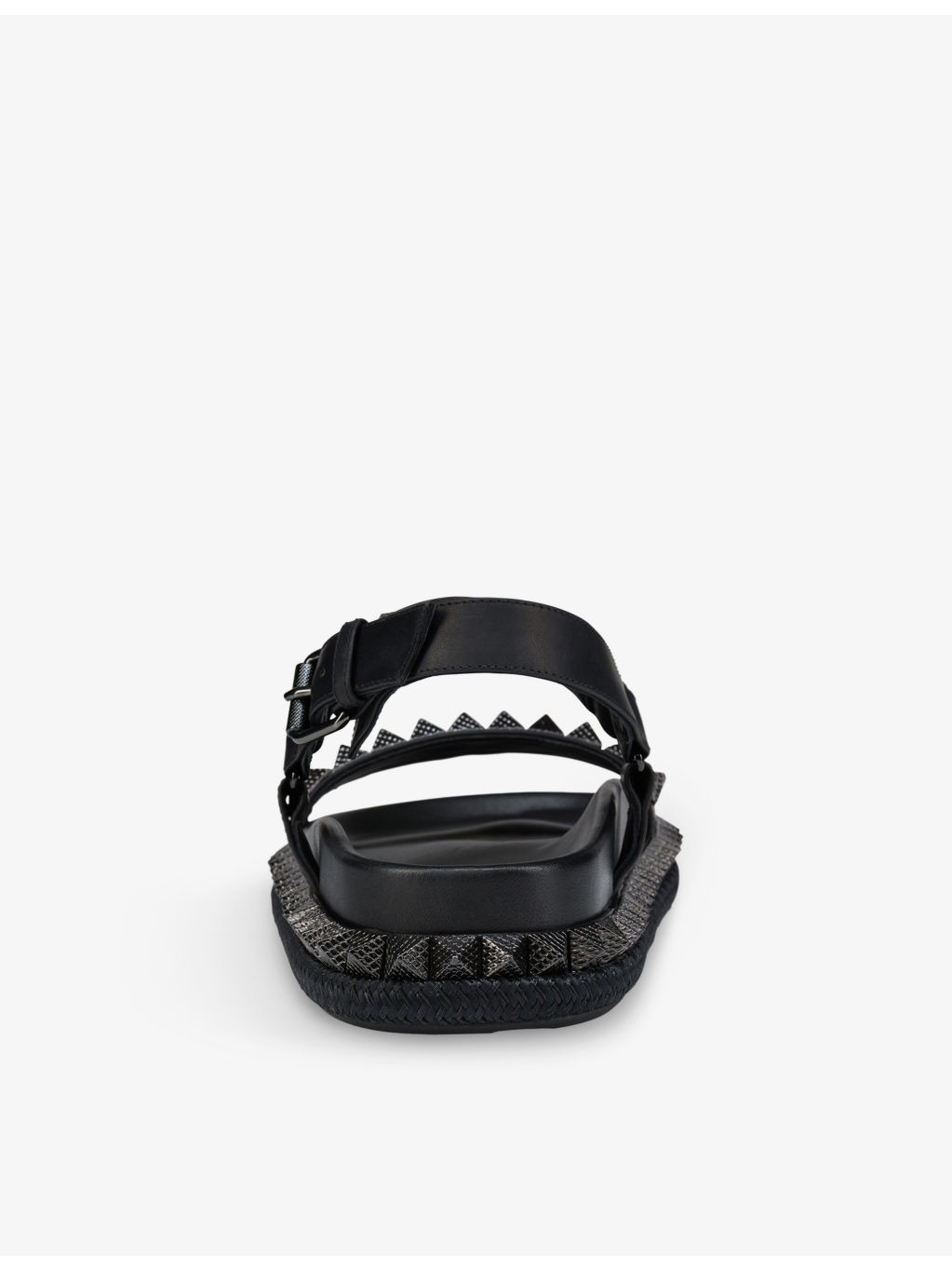 Pyrabizz Waxed-Leather Flat Sandals - 4
