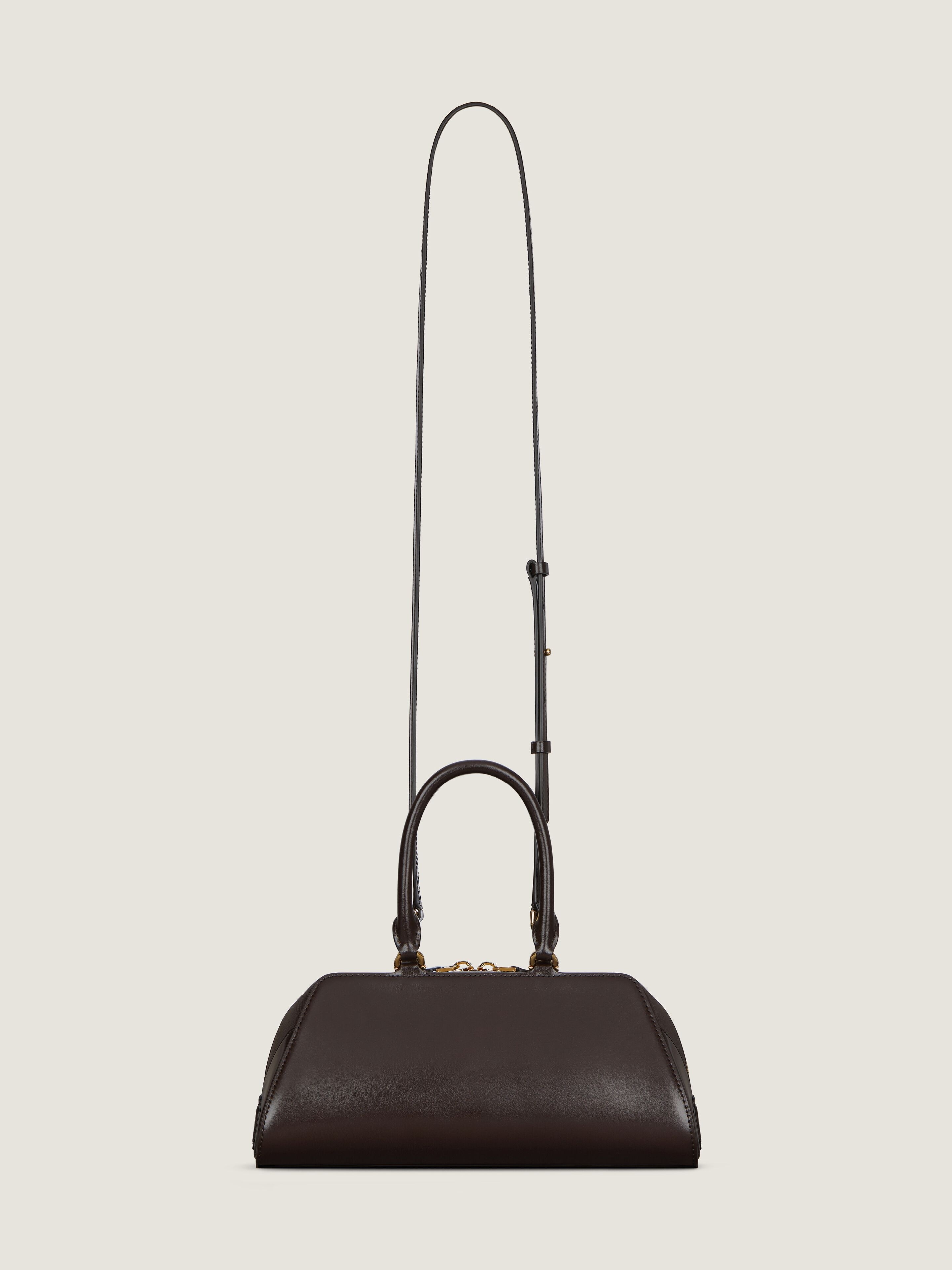 SMALL ANTIGONA CUBE EAST-WEST BAG IN BOX LEATHER - 4