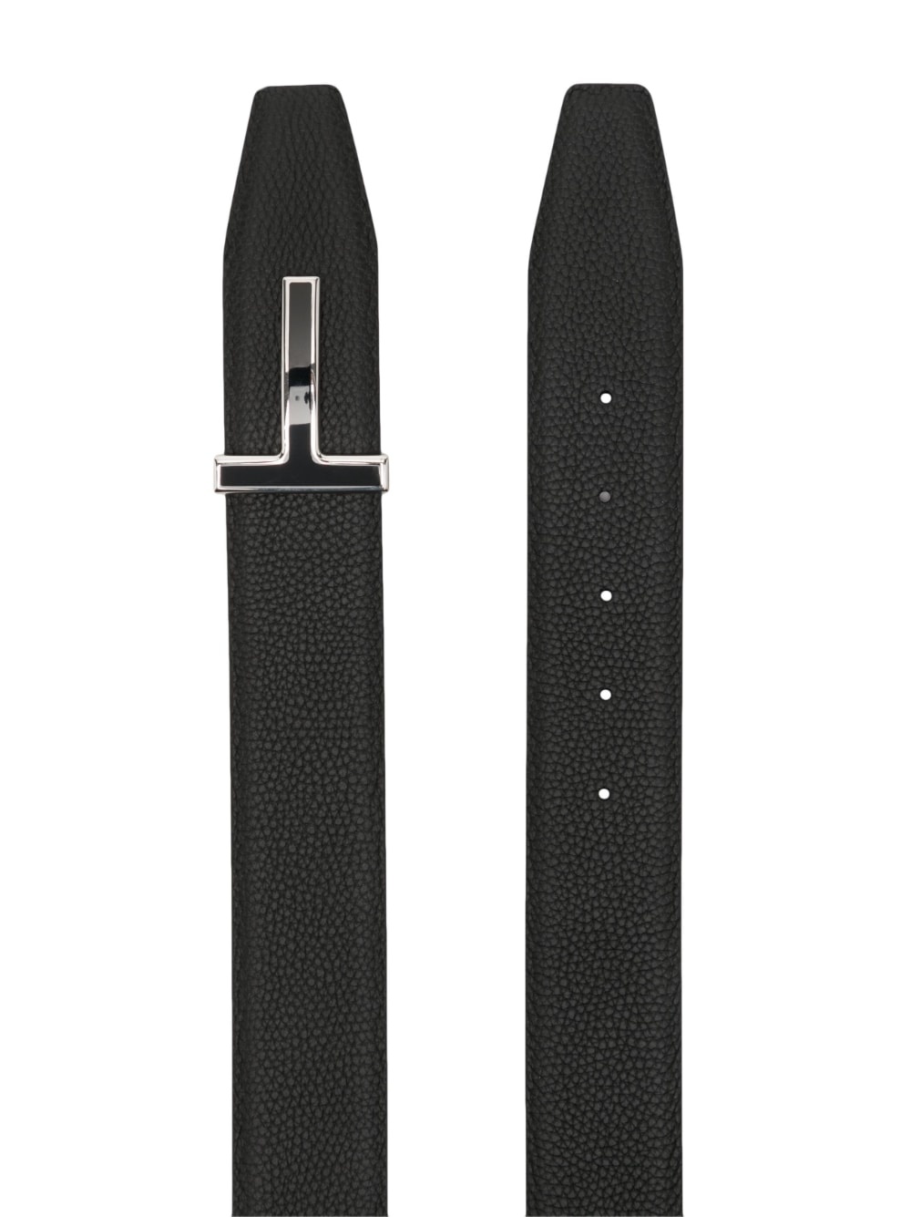 T-buckle leather belt - 2