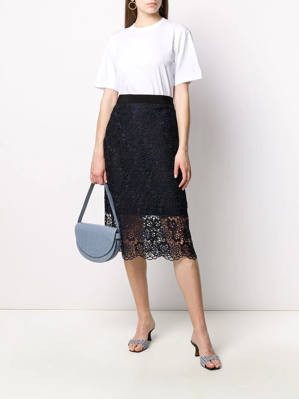 layered lace skirt - 2