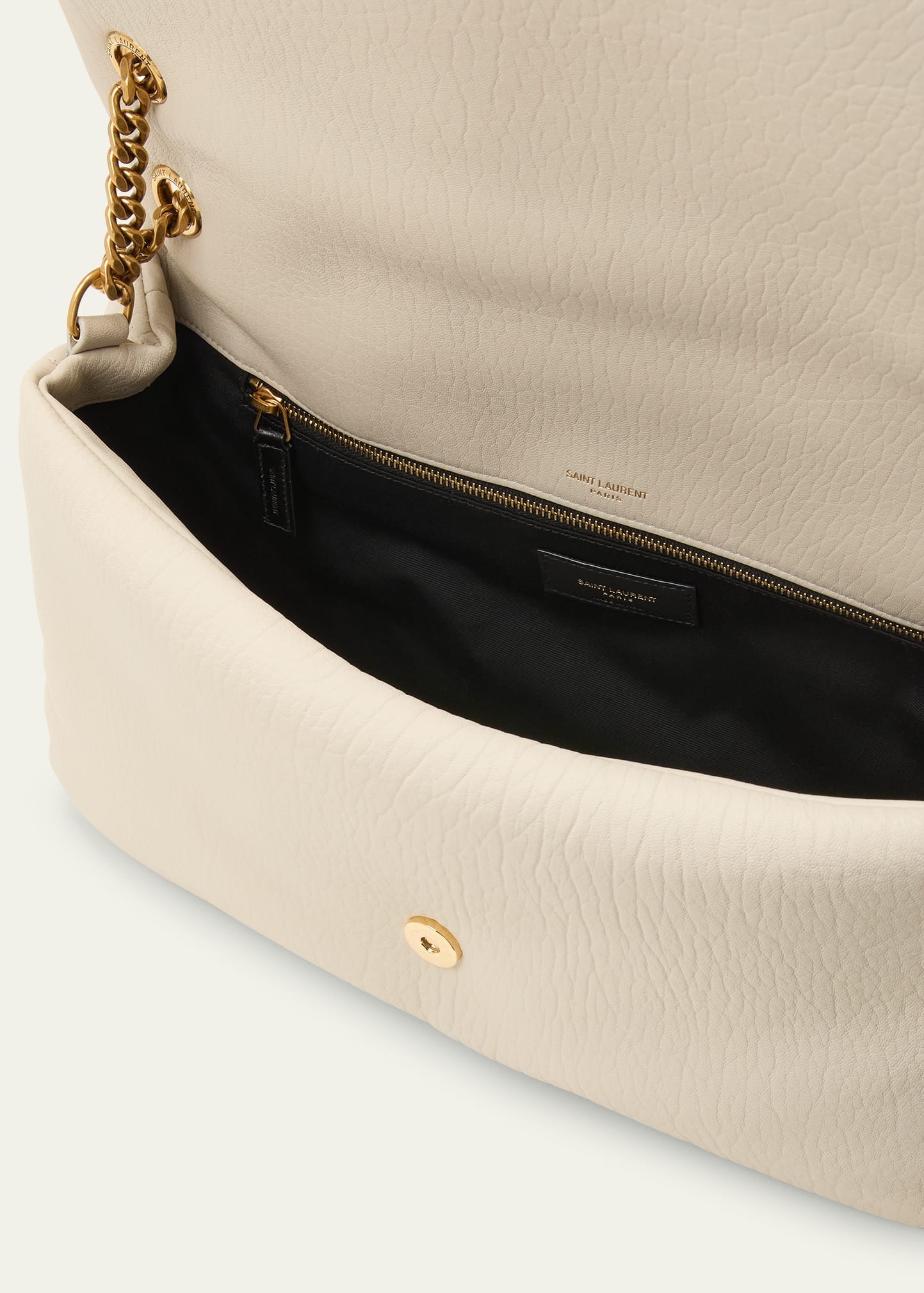 Calypso Large YSL Shoulder Bag in Leather - 4