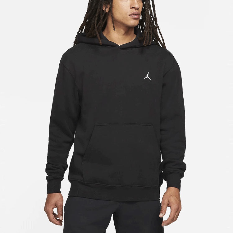 Air Jordan Embroidered Logo Sports Fleece Hoodie 'Black' DA9818-010 - 3