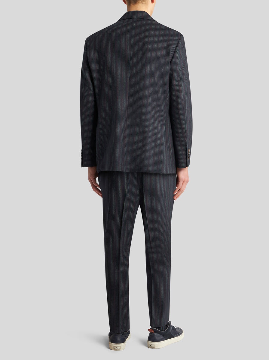 PINSTRIPED WOOL BLAZER - 4