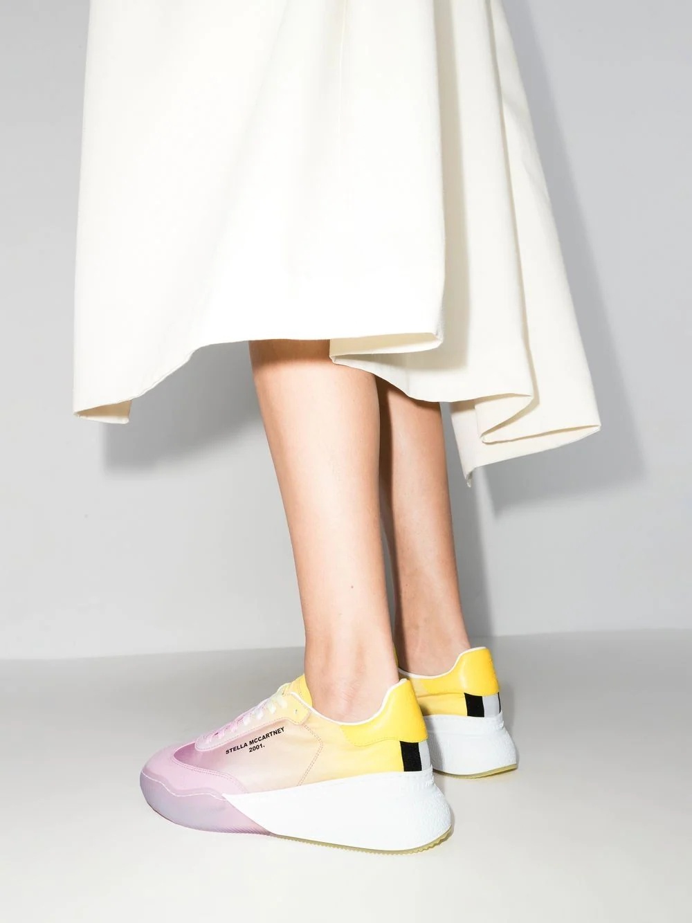 Loop lace-up sneakers - 3