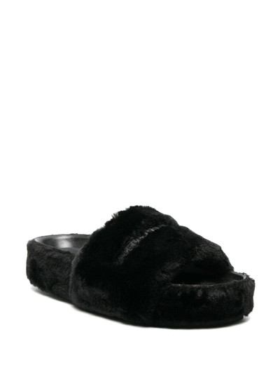 Stella McCartney faux-fur moulded-footbed slippers outlook
