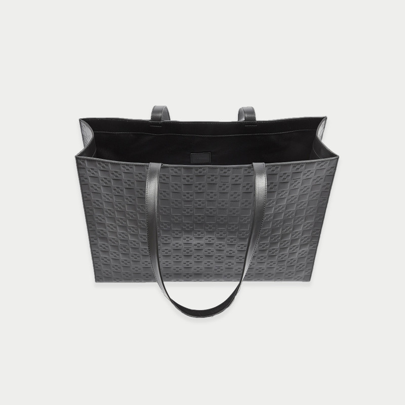 Large tote in monogram-embossed leather 4