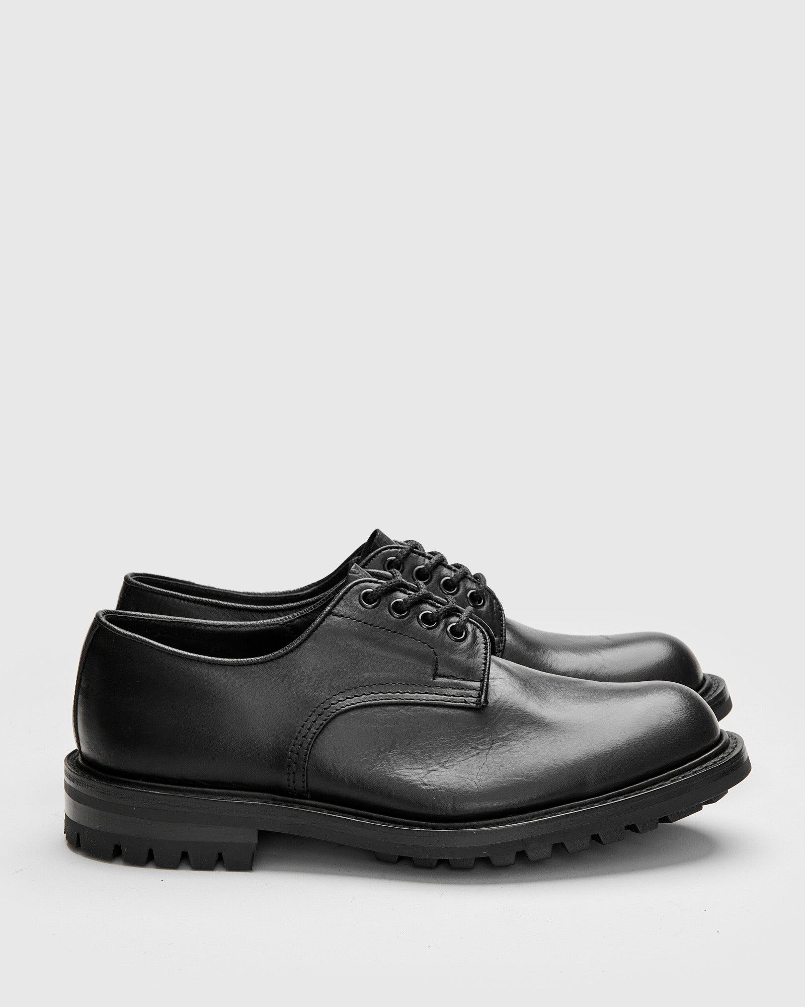 Daniel Work Shoe in Black Washed Horse - 3