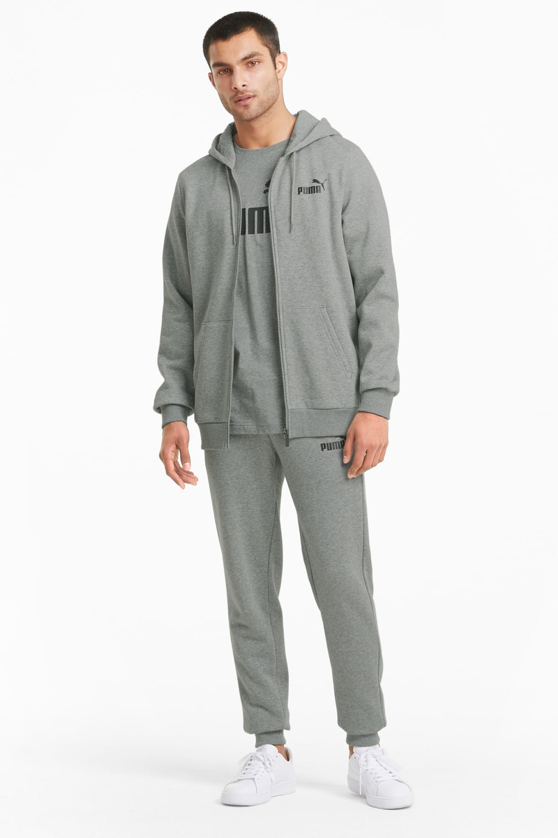 Essentials Full-Zip Logo Hoodie Men 5