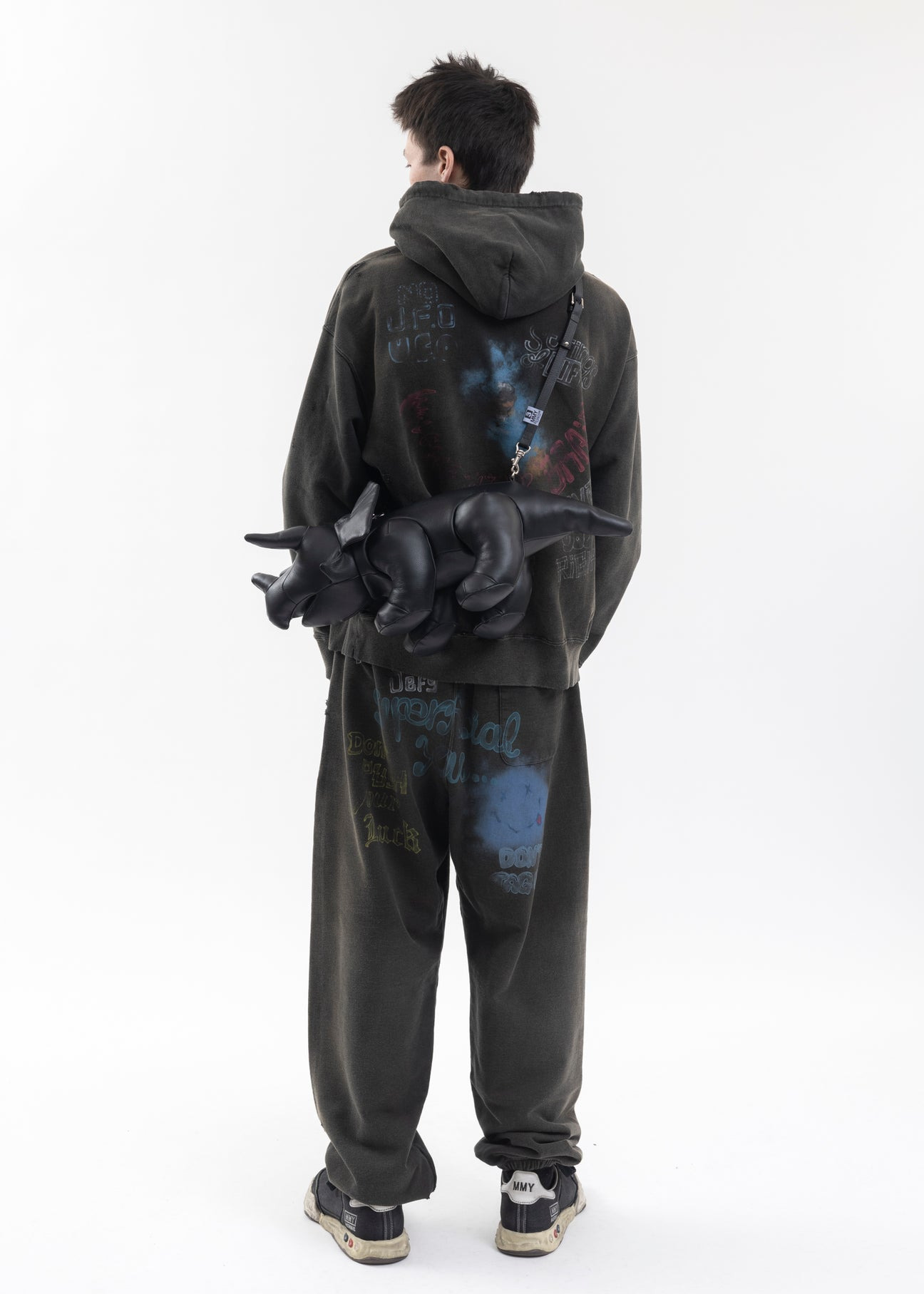 Black Bleached Hoodies - 7