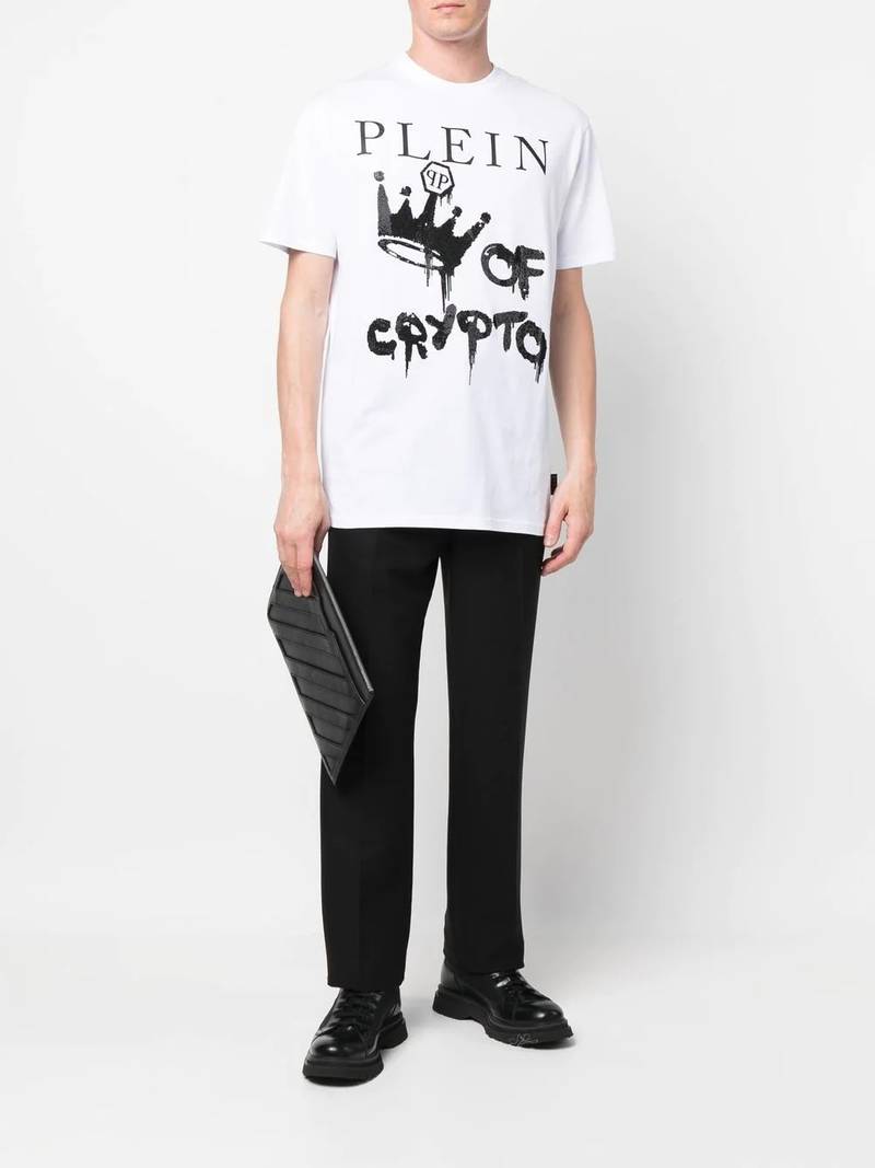 PHILIPP PLEIN graphic-print short-sleeve T-shirt outlook