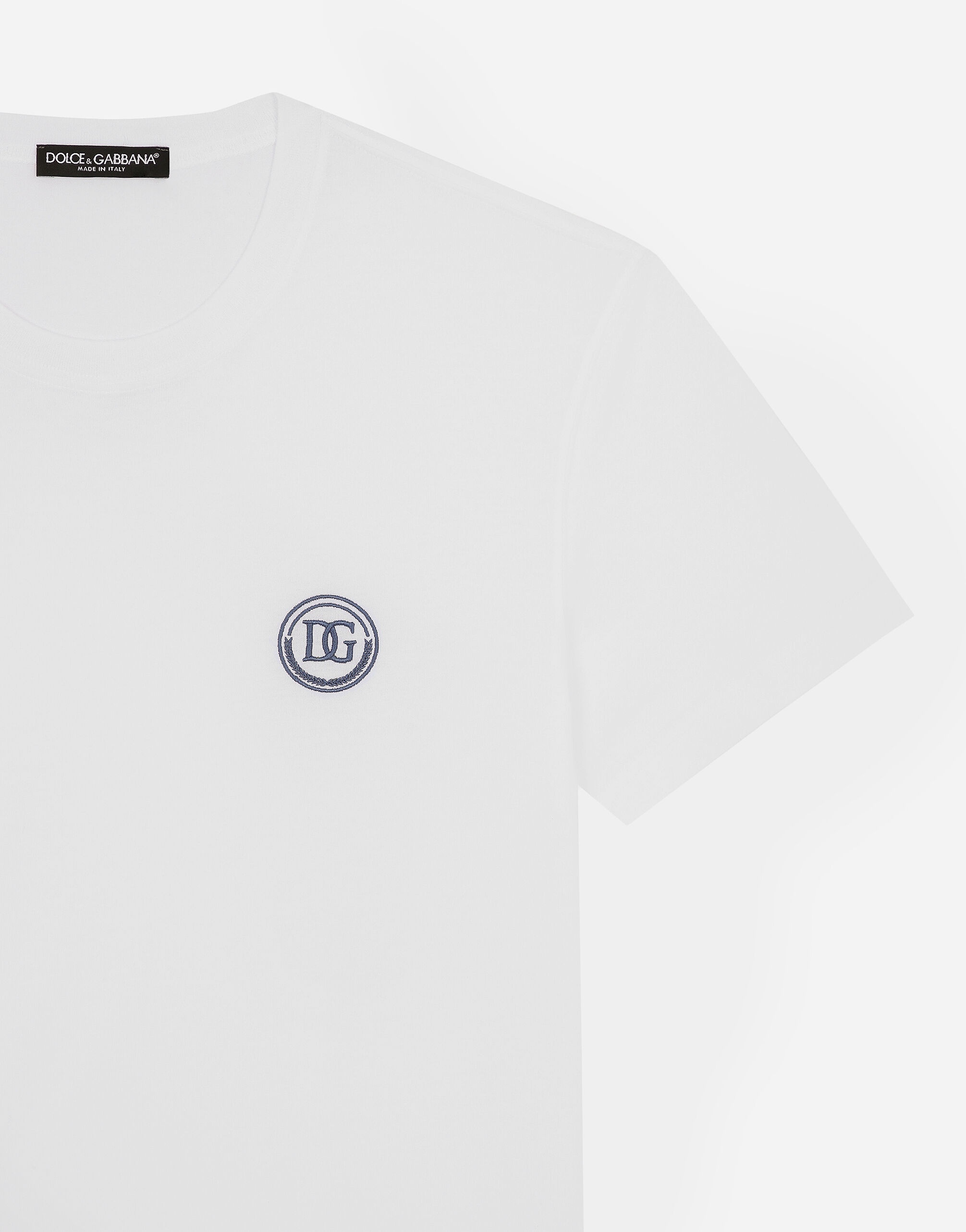 Short-sleeved T-shirt with DG embroidery - 3