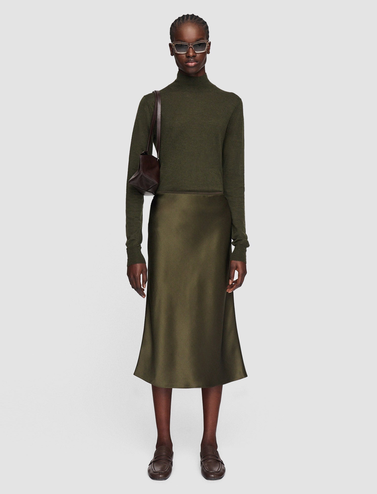 Silk Satin Isaak Skirt - 2