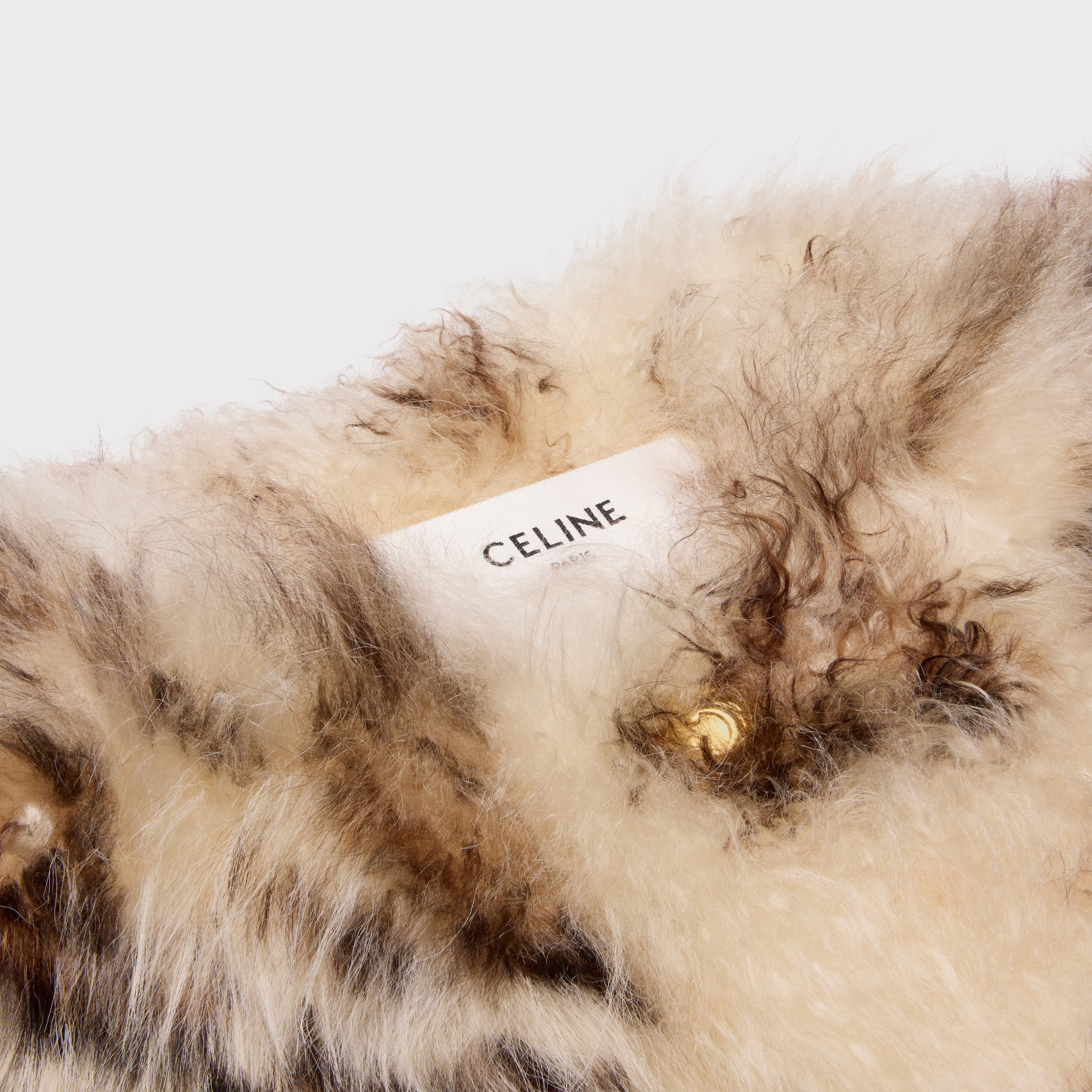 pure collar jacket in goat cashmere - 3