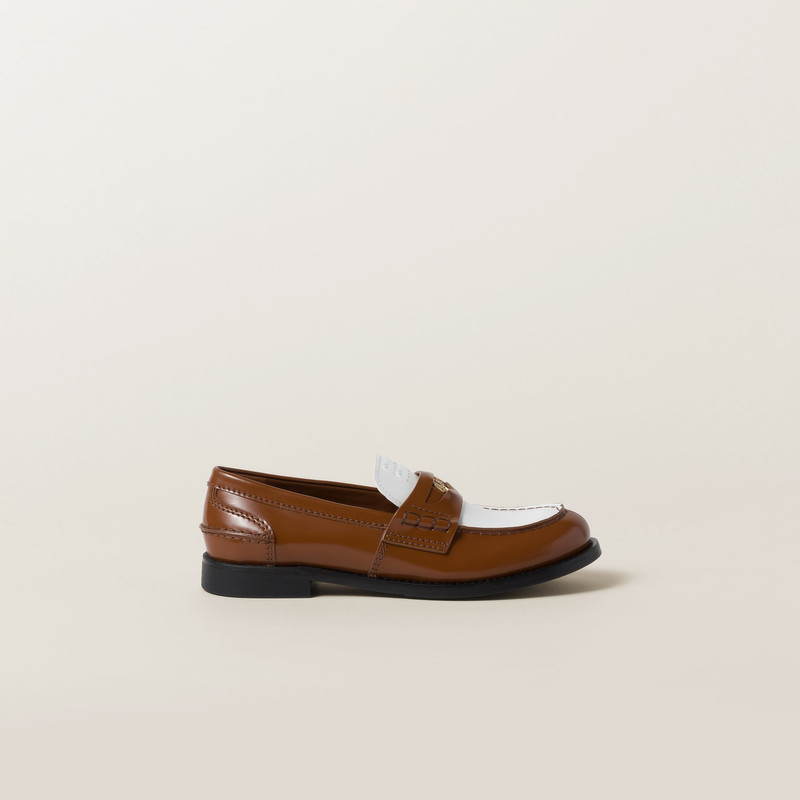 Leather penny loafers 2