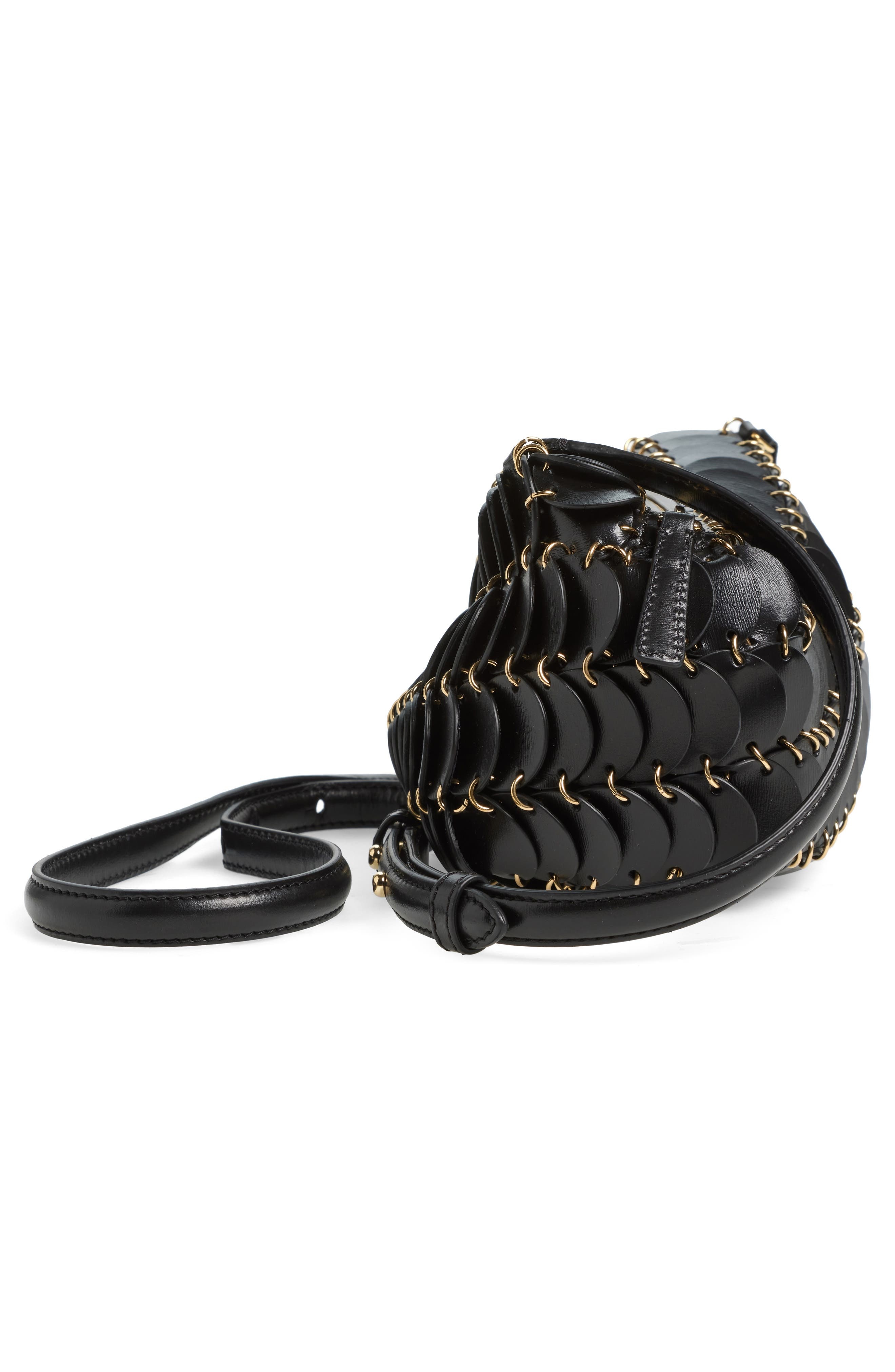 Rabanne Sac Leather Shoulder Bag in Black at Nordstrom - 6