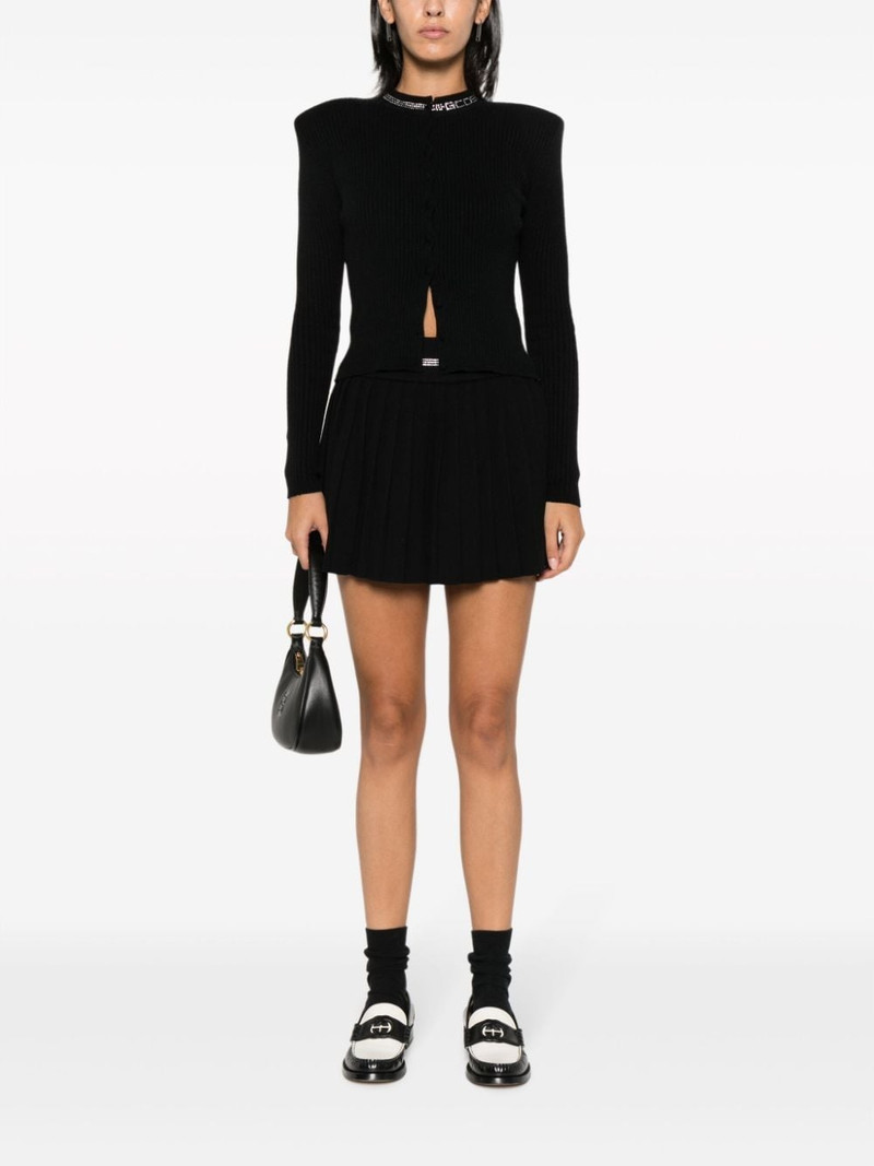 GCDS Bling pleated miniskirt outlook