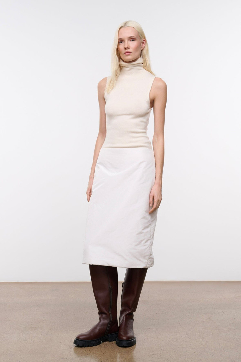 STAUD NERI SKIRT IVORY 3
