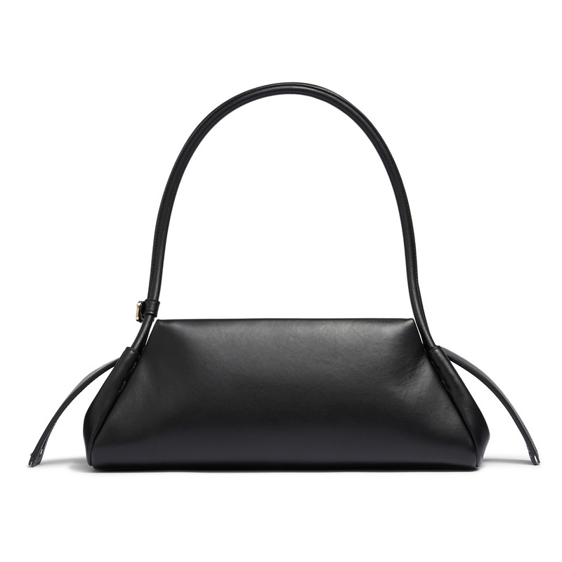 Black leather shoulder bag 5