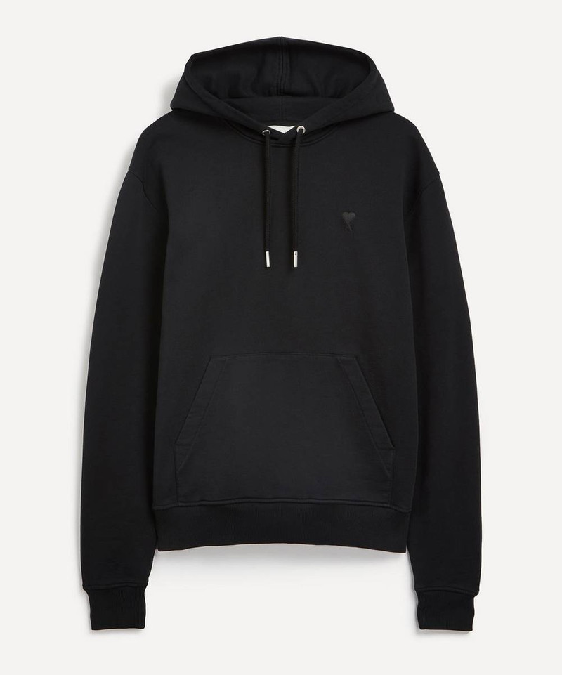 Ami de Coeur Tonal Black Hoodie 1