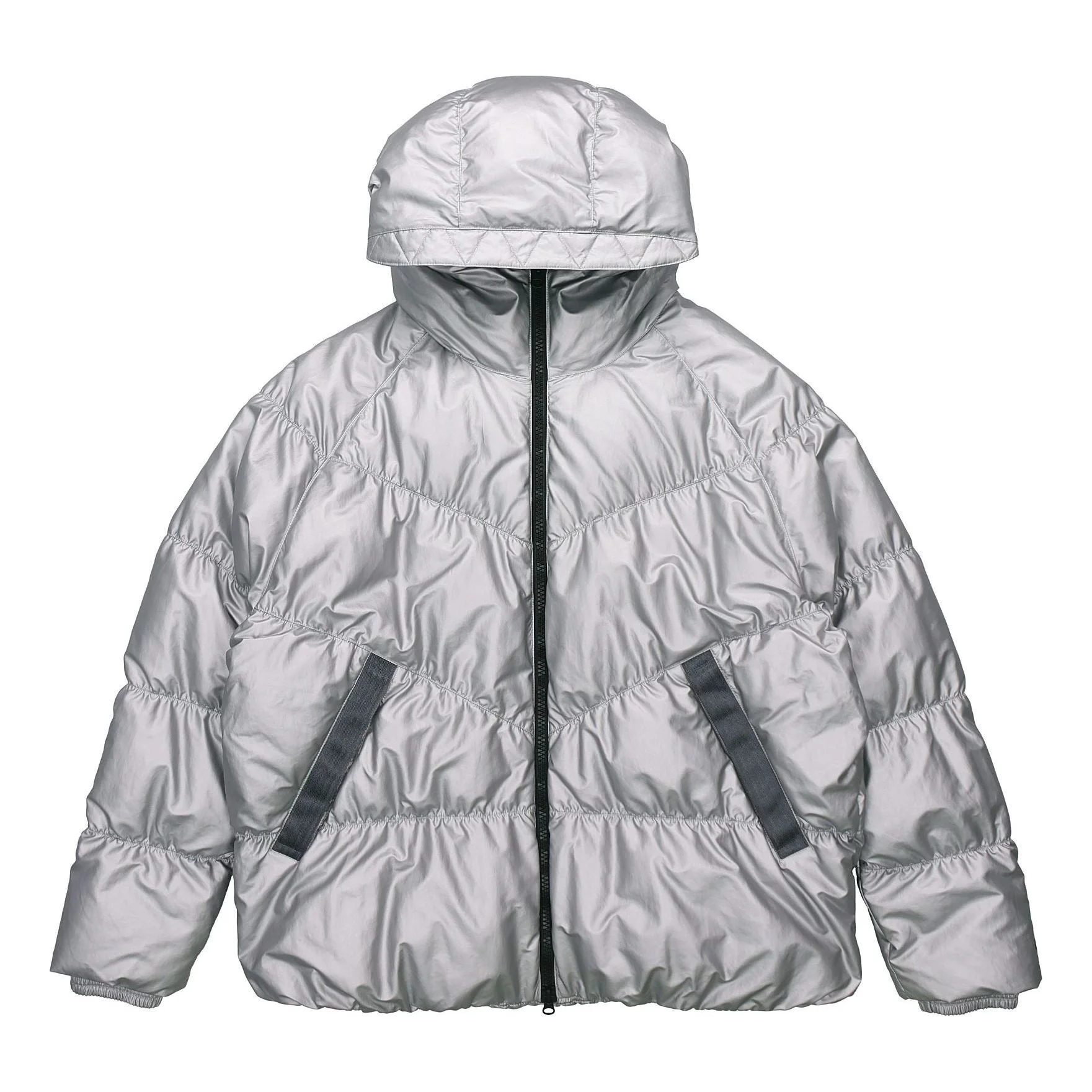 Nike Sportswear Down Fill protection against cold Stay Warm Hooded Jacket Down Jacket Silver BV4710- - 1