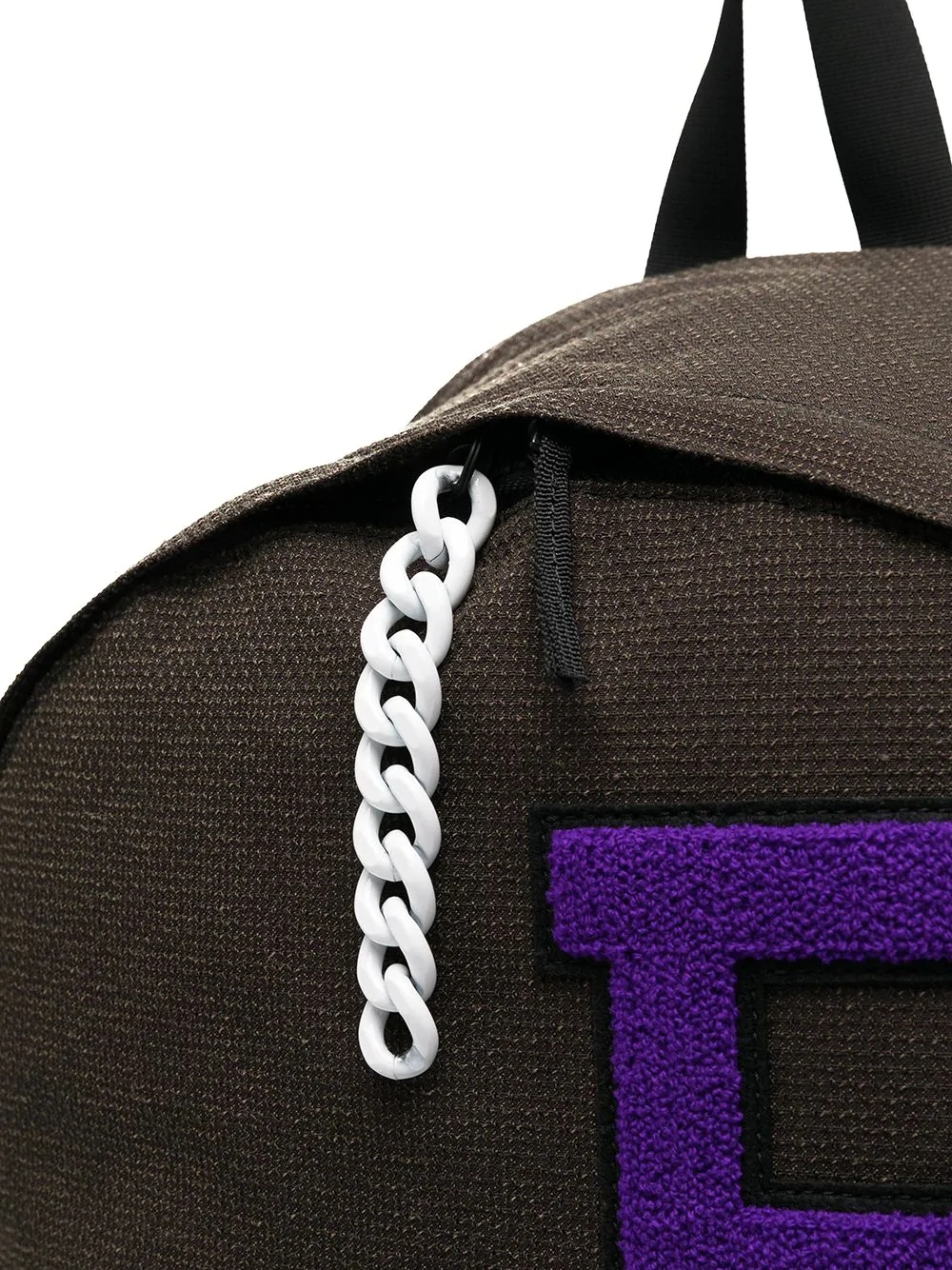 Pak'r checked logo patch backpack - 4