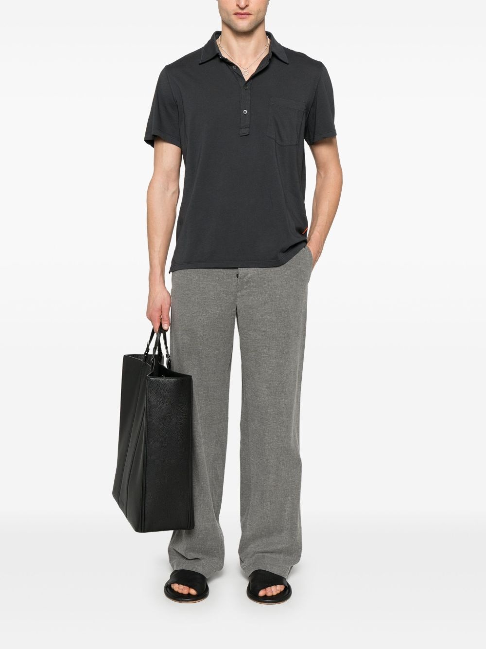 cotton polo shirt - 2