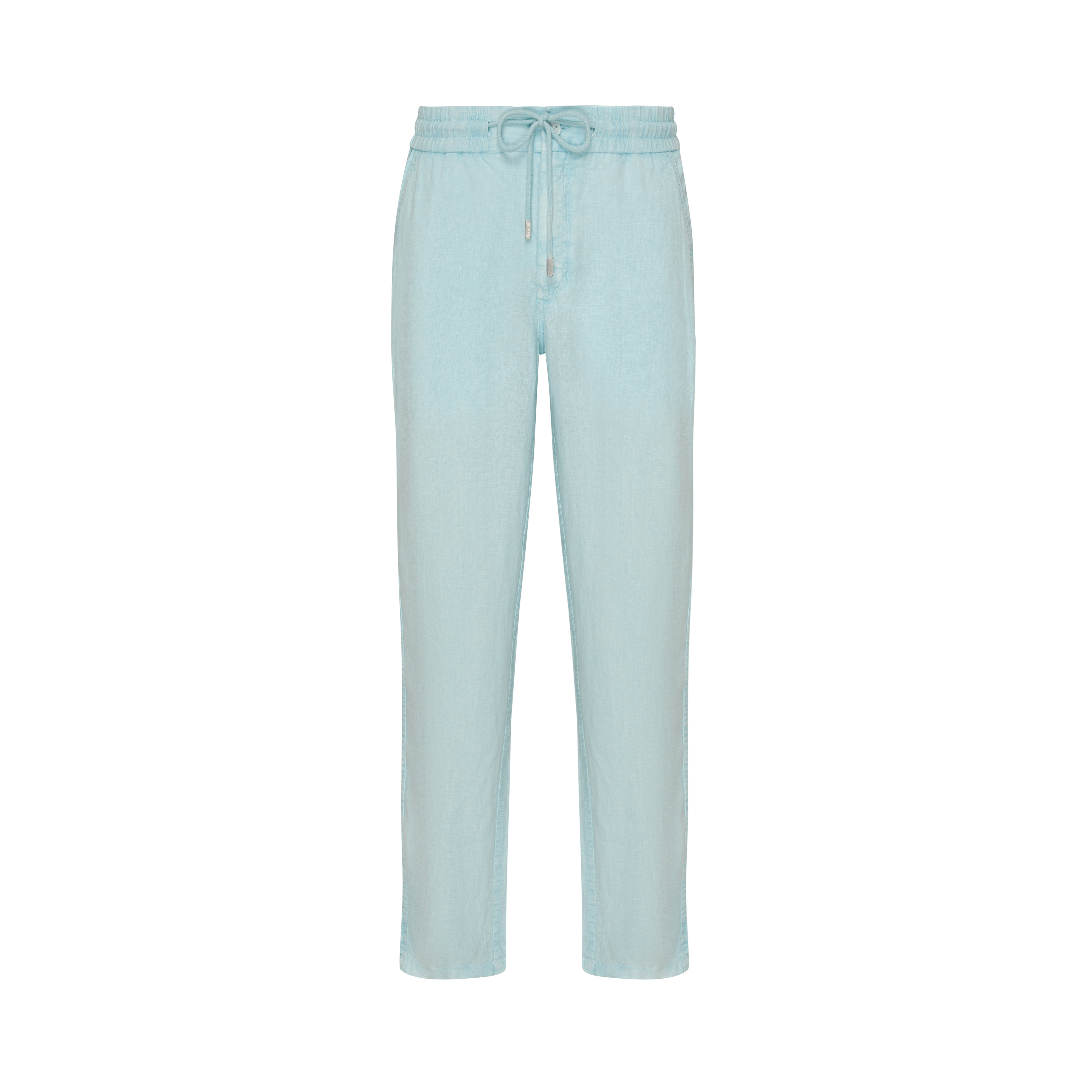 Men Linen Pants Regular Fit Solid - 1