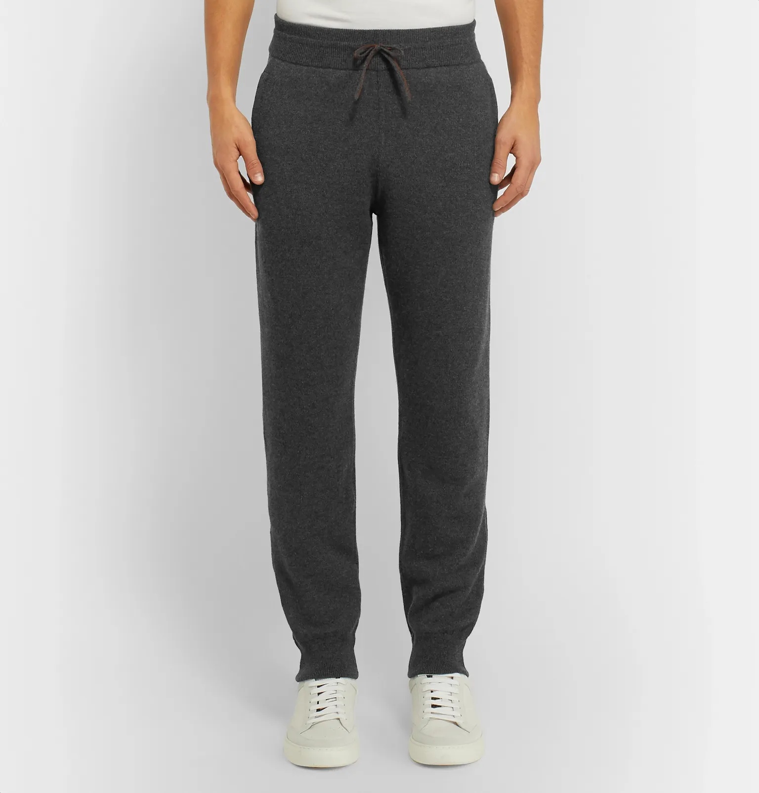 Slim-Fit Tapered Cashmere Sweatpants - 4