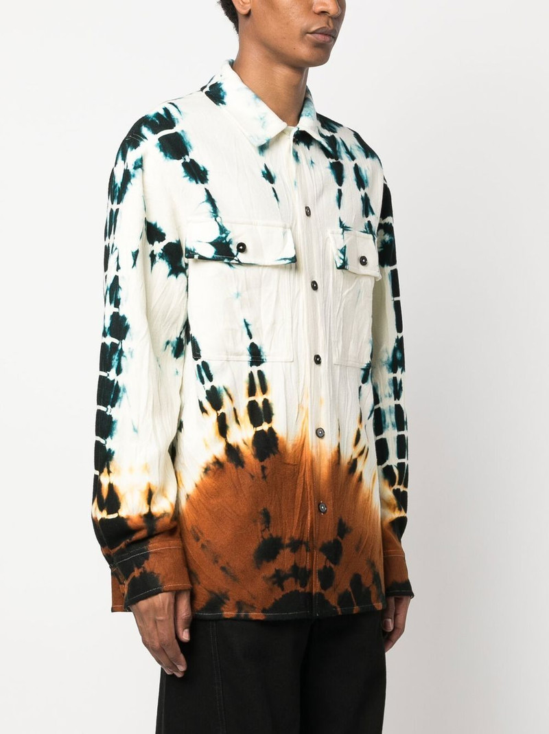 tie-dye chest pocket shirt 3