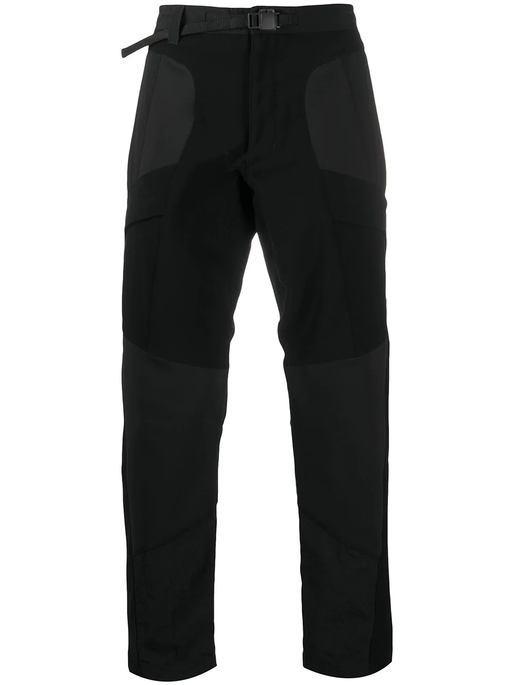 slim-fit panelled trousers - 1