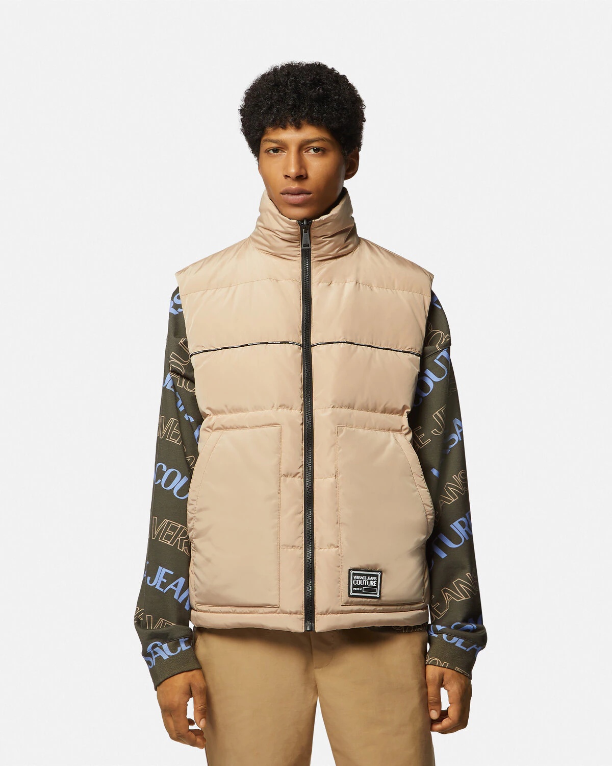 Logowave Reversible Puffer Vest - 3