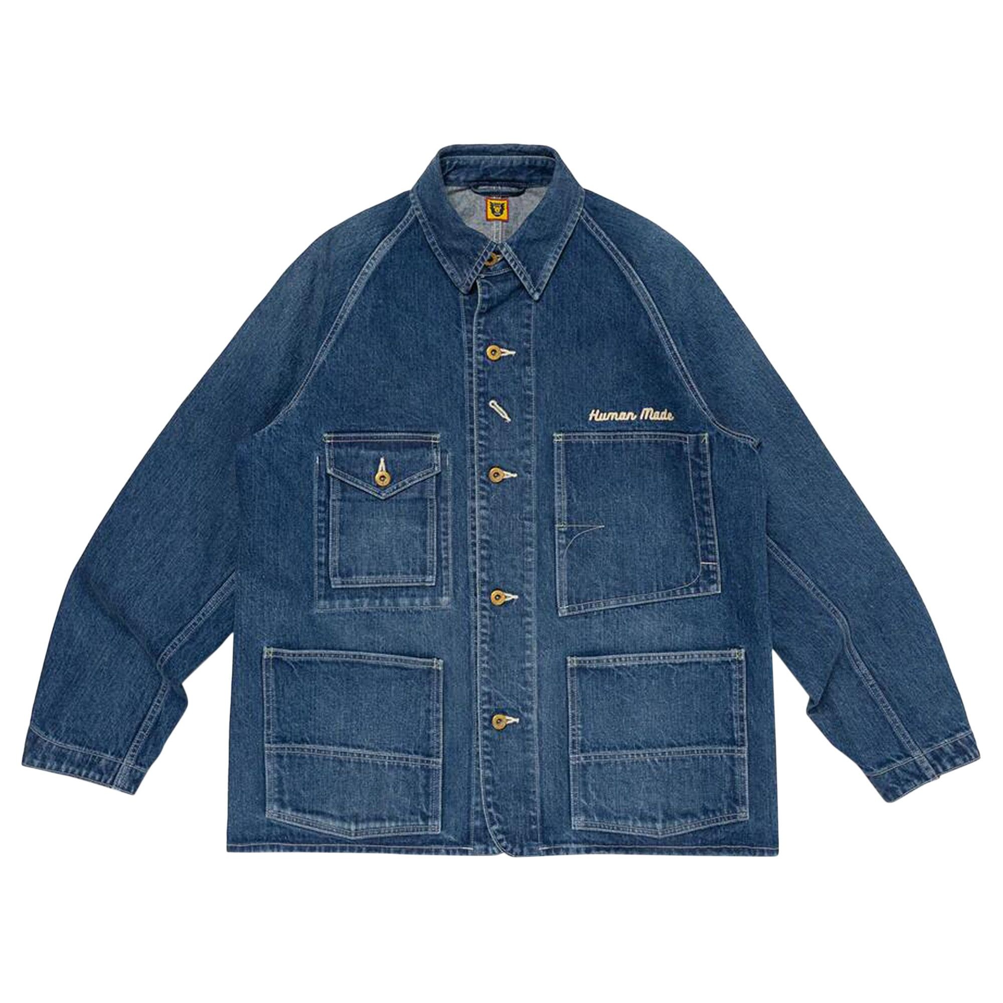 Human Made Human Made Denim Coverall Jacket 'Indigo' | goat
