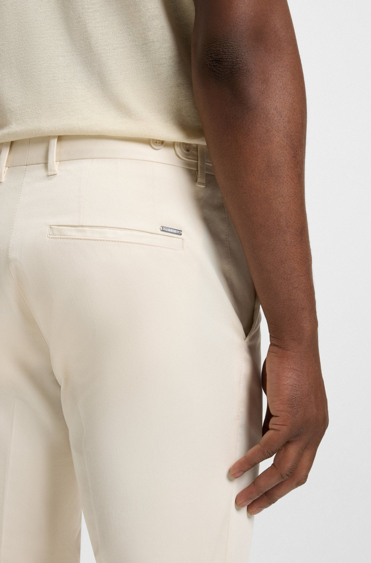 FORMAL TROUSERS IN COMFORT-STRETCH COTTON - 5
