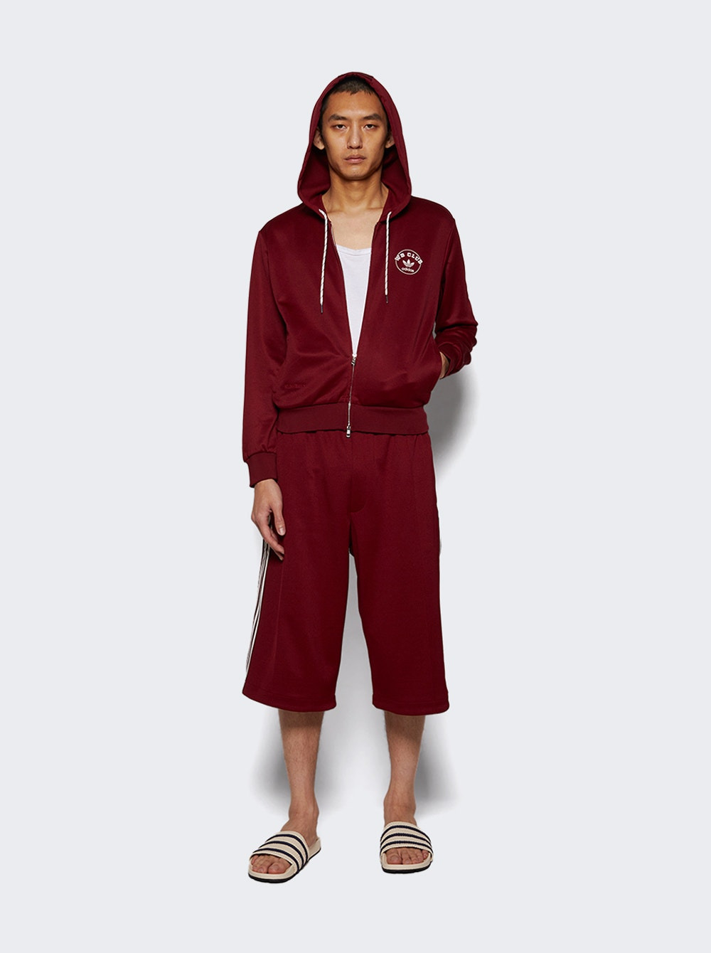 X Wales Bonner Track Hoodie Collegiate Burgundy - 5