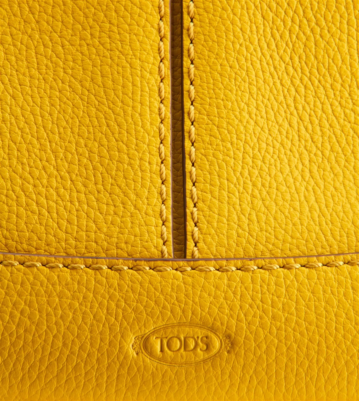 TOD'S SHIRT HOBO BAG SMALL - YELLOW - 5