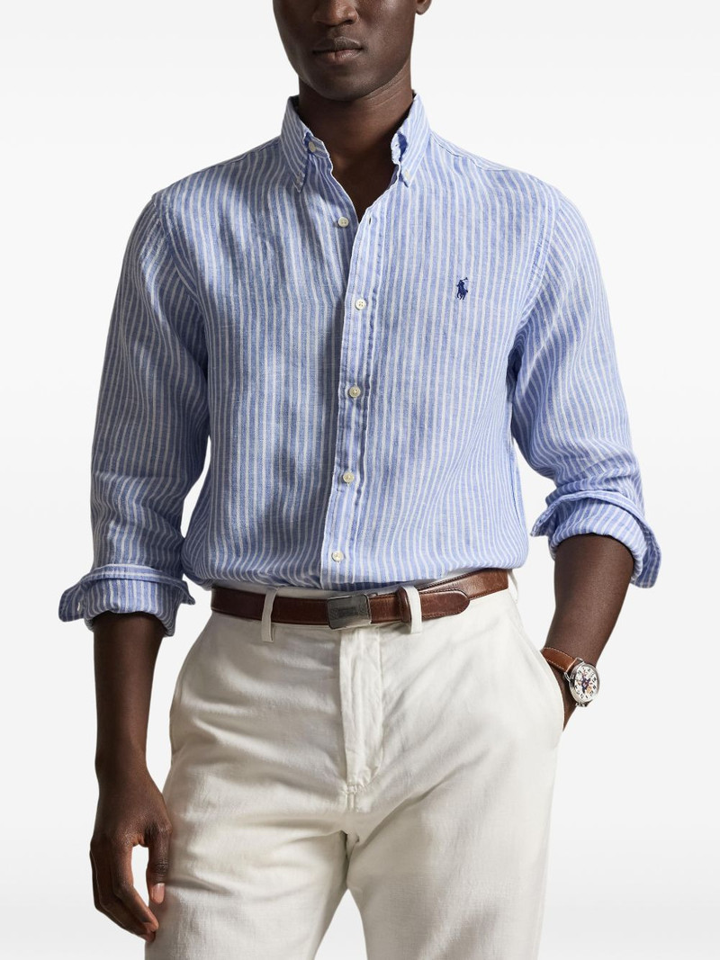 Pony striped linen shirt 3